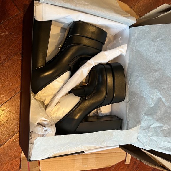 VERSACE AEVITAS PLATFORM LOAFERS IT 39 - Picture 6 of 10